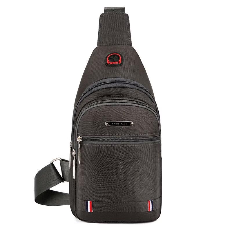 Men's Lightweight Oxford Crossbody Chest Bag
