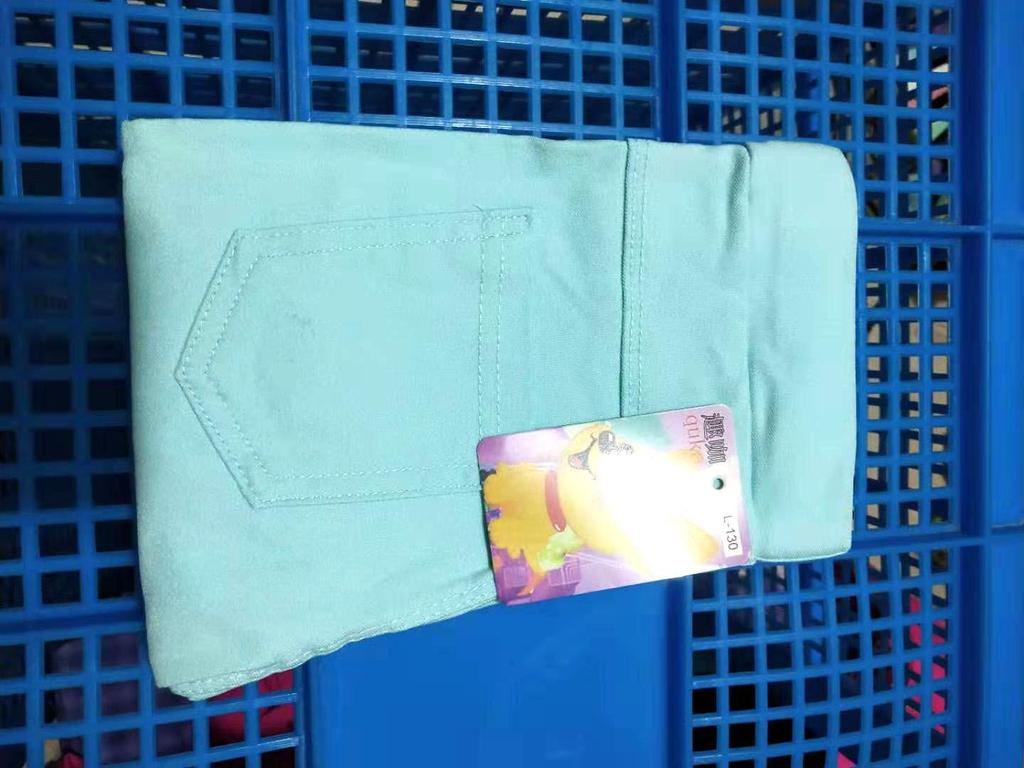 Girls' Slim Fit Elastic Faux Denim Pencil Pants - Children's Versatile Base Layer for Outdoor Wear