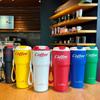 New Fashion 420ml/620ml Double Stainless Steel Coffee Mug Wtih Rope Portable Car Thermos Mug Vacuum Flask Travel Tumbler