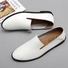 Neue Krokodilmuster Luxus Lederschuhe Herren Slipper Freizeitschuhe Slip-on Oxfords Herrenschuhe Spitzmokassins Schuhe Bootsschuhe