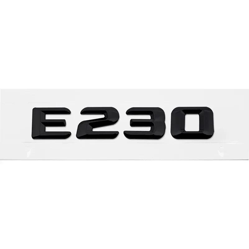 SXFA2 Car Rear Trunk Emblem Letter Badge for Mercedes Benz E53 E55 E63 E200 E220 E230 E240 E250 E260 E Class