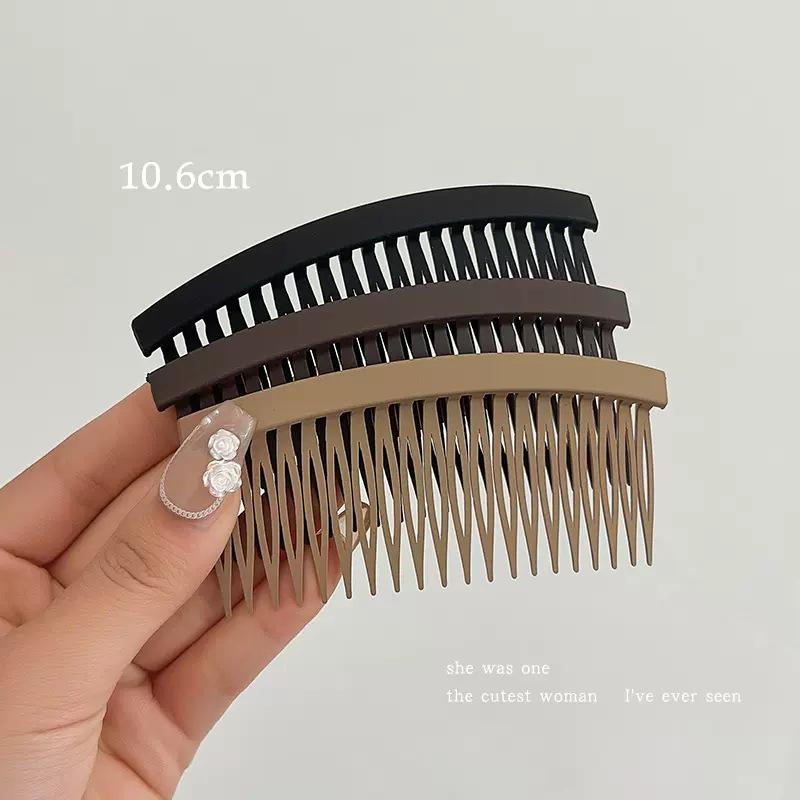 Women's Large Matte Hair Clip for Frizzy Hair - Comb & Hairpin Headwear