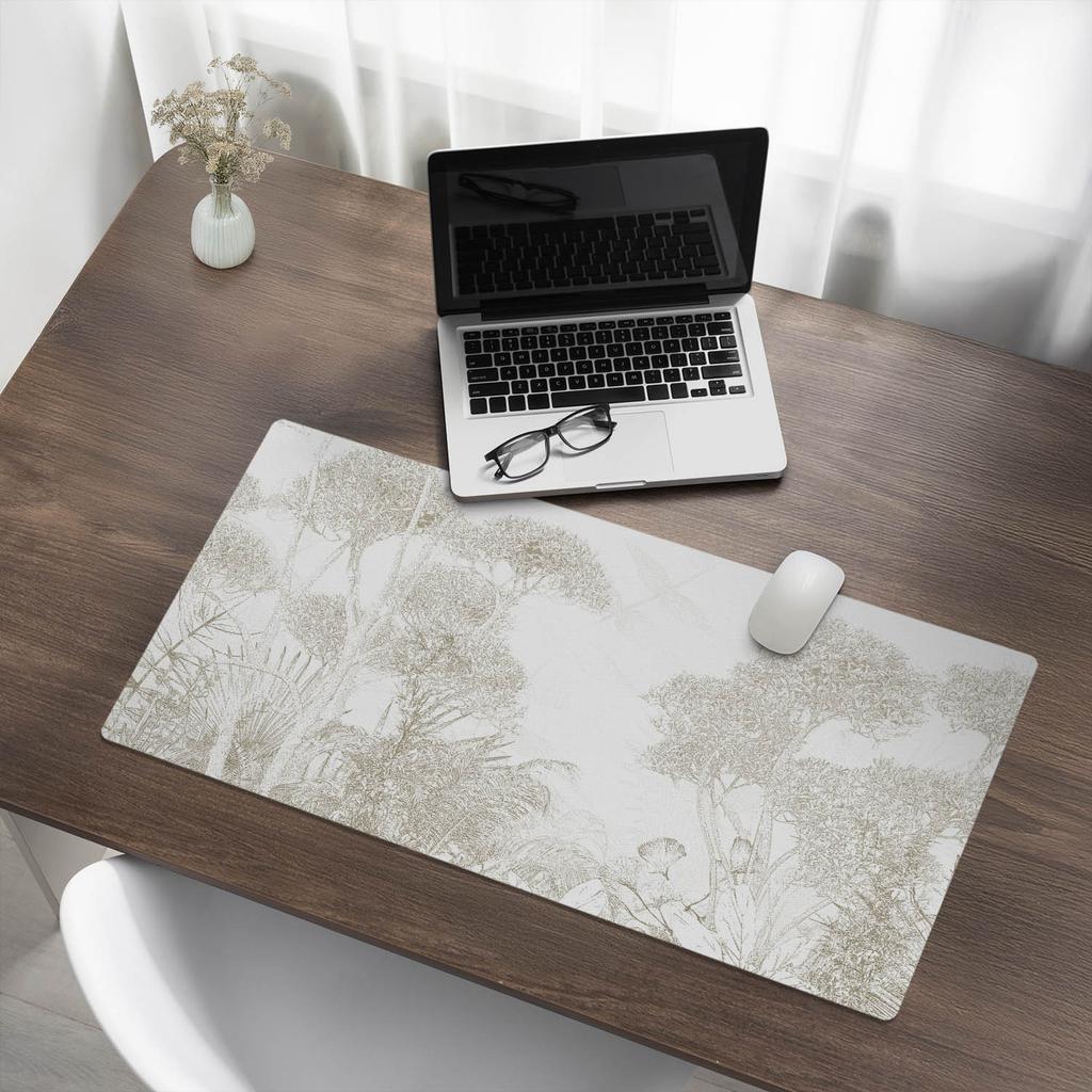 Durable Gaming Mat Delicate Tropical Trees 90x45 cm