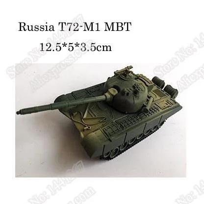 1/72 4D Plastic Assemble Tank Kits World War II Model Puzzle Assembling Military Sand Table Toys For Children