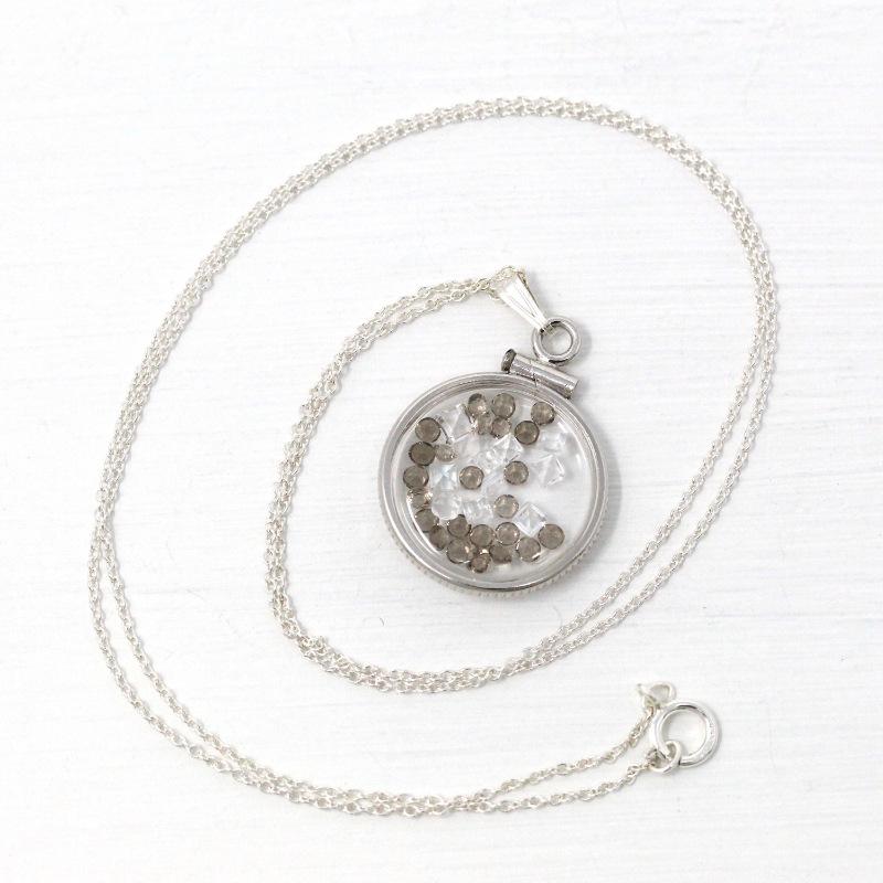 

Popular Transparent Box Diamond Jewelry Niche Design Necklace Light Luxury Metal Chain Stacked Collarbone Chain