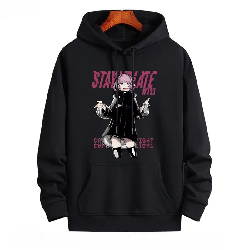 Anime CALL OF THE NIGHT Nazuna Nanakusa Grafická mikina s kapucí Unisex Muži Ženy Hip Hop Streetwear Vtipný potisk Pulovr Mikina Poleron Hombre