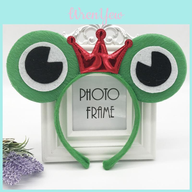 Frog Series Headband Kids Party Headgear Handmade For Childrens Dress Up And Stage Shows
