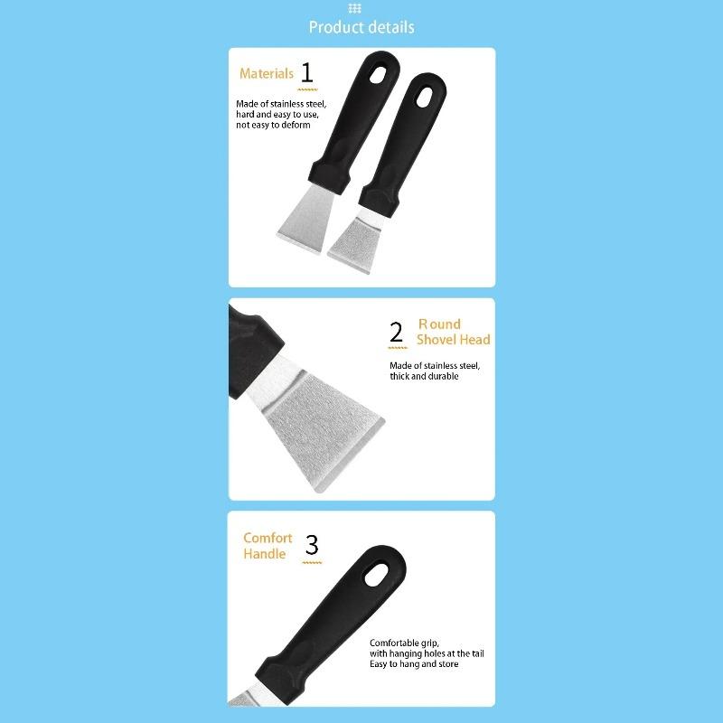Paint Stripping Tool, Cleaning for Removing Labels, Stickers, Paint from Glass and Stoveto,Scraper ,Kitchen Cleaning Shovel