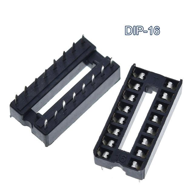 10PCS IC Sockets DIP6 DIP8 DIP14 DIP16 DIP18 DIP20 DIP28 DIP40 Pins Connector DIP Socket 6 8 14 16 18 20 24 28 40 Pin