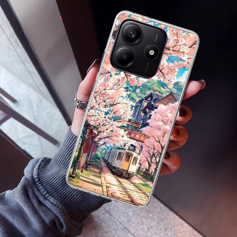 Anime Aesthetic Scenery Phone Case For Xiaomi Redmi Note 15 14 14S 13 12S 12 Pro Plus 11S 11 10S 10 4G Cover 11E 11T 5G Print Fu