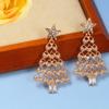 Christmas Tree Earrings Unique Tree Design Suitable for Holiday Celebrations and Daily Wear Perfect Gift for Girlfriends