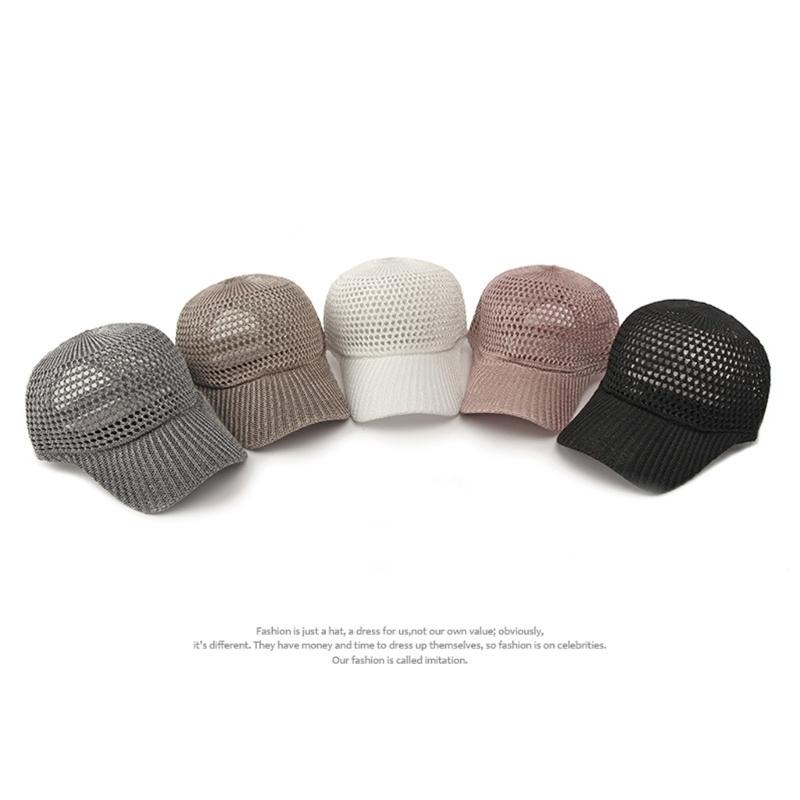 Quick Dry Breathable Baseball Cap Lightweight Mesh Sun Hat with Ventilation for Outdoor Activities