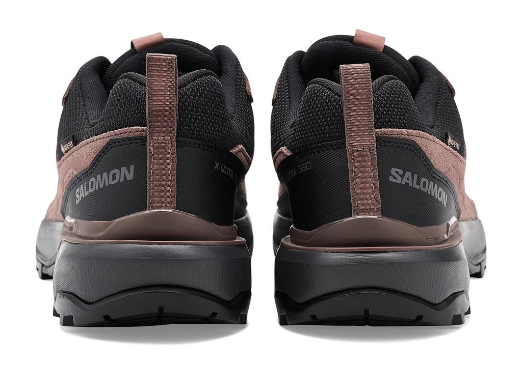 Salomon X ULTRA 360 LTR Hiking and Trekking Shoes Ultra 360 Leather Size cm GORE-TEX Women's (X Gore-Tex) L47571500, Cognac/Peppercorn/Black, 24.5