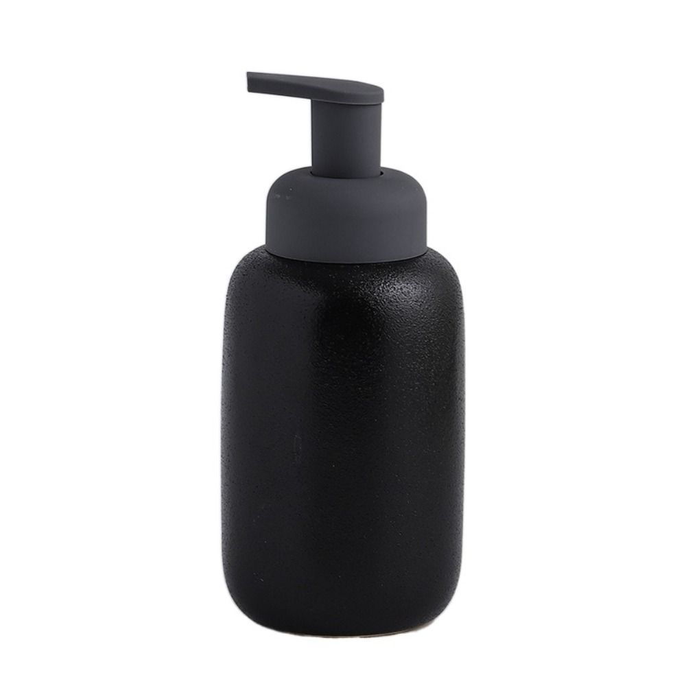 Speckled Matte Foaming Liquid Soap Dispenser Ceramic Foamer Sparkling Bottle  Hotel