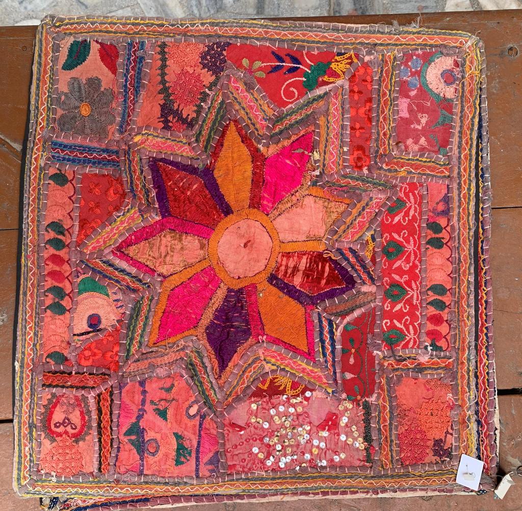 Old Stock Ethnic Indian Cushion Covers – Traditional Patchwork Textile
