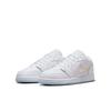 Air Jordan 1 Low SE GS Glitzer-Swoosh Retro-Sneaker FQ9112-100