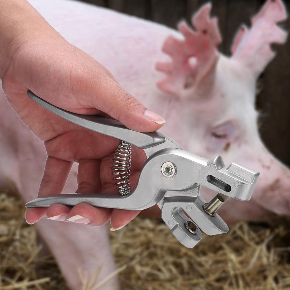 Animal Pig Farm Spring Veterinary Marking Identify Notch Tools Ear Forcep Notcher Punch Plier