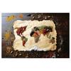 Wall Art Canvas Painting Mappa del mondo con spezie Poster e stampe Immagini a parete per sala da pranzo Cuadros Decorazione domestica Senza cornice