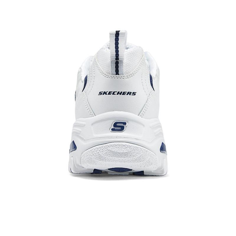 Skechers D'LITES 1.0 Men White Low Top Dad Shoes Panda Shoes 52676-WNV