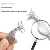 Anti-Static Plastic Eyelash & Eyebrow Tweezers - Seahorse Clip Lash Extension Tool