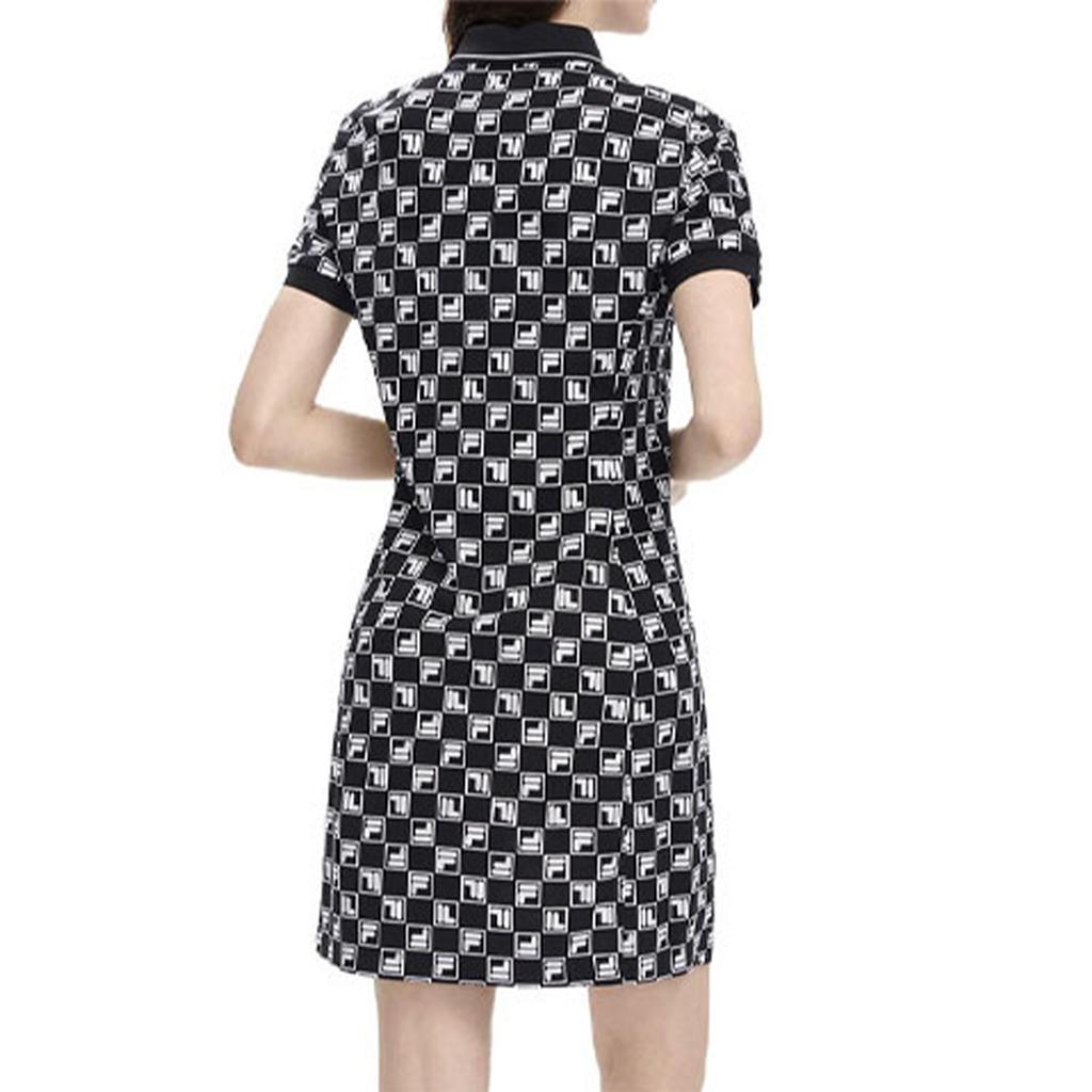 Fila Short Sleeved Dress Women's All Over Print 2 F11W329314FZB