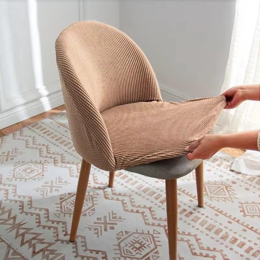 High-elastic Integrated Seat Cover Curved Stool Slipcover  for Home Hotel Decoration