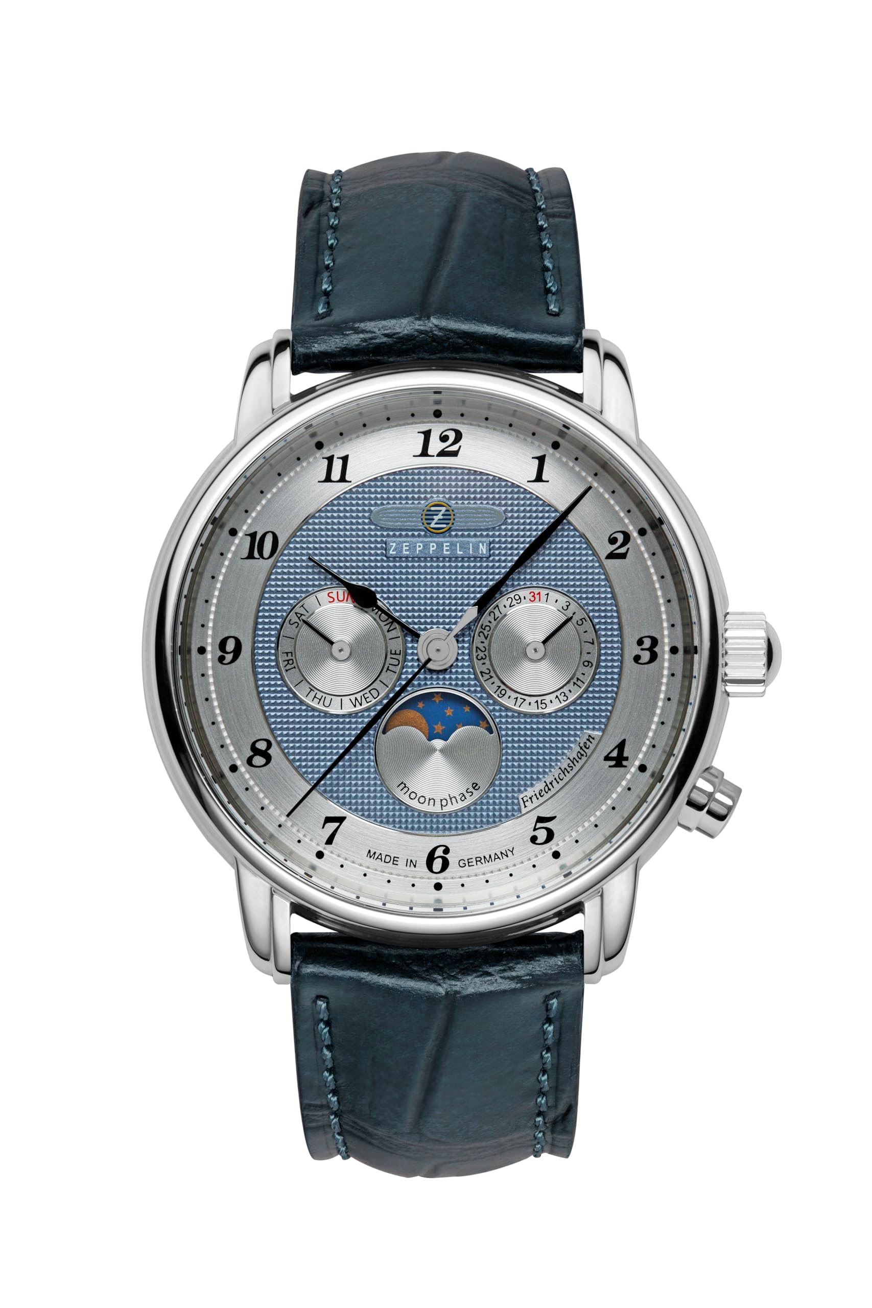 

[Zeppelin] Friedrichshafen 8536-3 Men s Watch, Blue [Used]