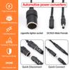 12/24V 20A Car Cigar Lighter Socket Splitter Plug Universal Connector Fast Charge Power Universal Adapter On Off Switch