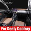 For Geely Coolray - Car Styling Internal Gear Box Panel Outlet Windows Control Interior Sticker Auto Frame