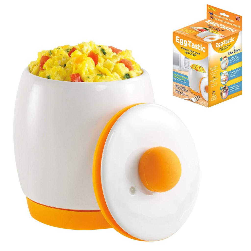 Microwave Egg Poacher Ceramic Microwave Egg Cooker for Fast Fluffy  Flavor ful Eggs Kitchen Cooking Gadgets