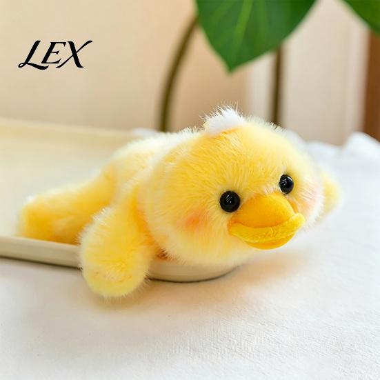 Soft Stuffed Animal Decor Cute Plush Refrigerator Magnets, Fridge Magnet, Adorable Duck Funny Lying Magnet Cat Dolphin Raccoon Decor, Magnetic Toy for
