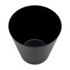 2 Pack 5 Gallon Black Plastic Wastebasket Indoor Trash Can Durable Easy Clean Ideal Office Home