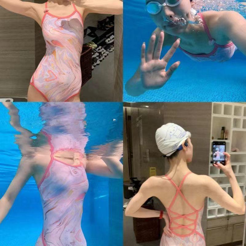 Womens One-Piece Swimsuit Swimming Pool Racing Tummy Control Plus Size Comfort Fit