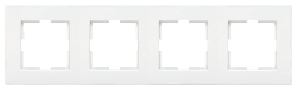 KARRE 4-gang frame white