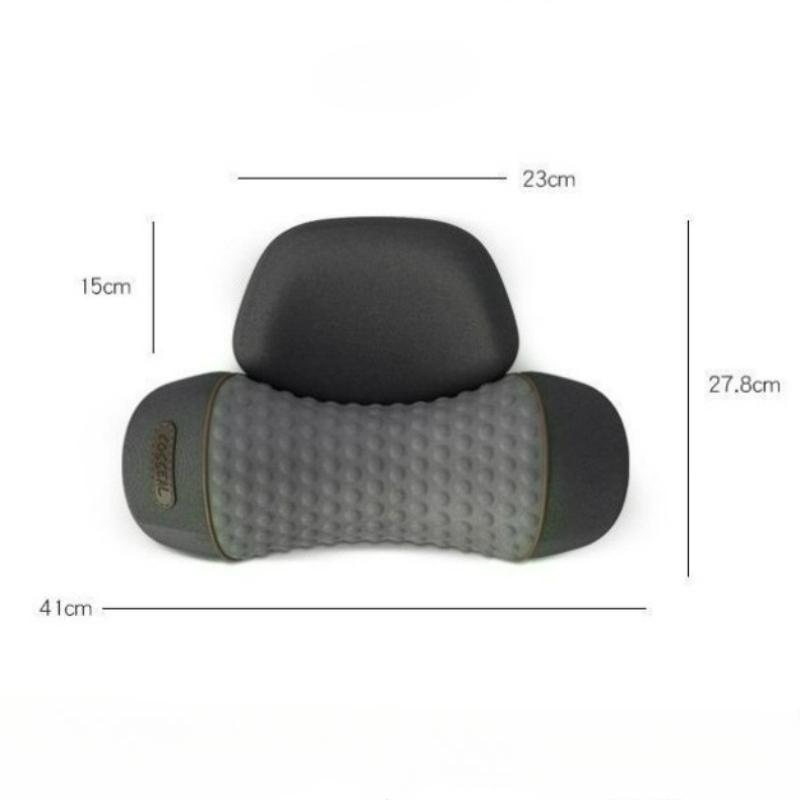 Electric Neck Massager Pillow Cervical Stretcher Heating Vibration Massage Orthopedic Sleeping Pillows Support