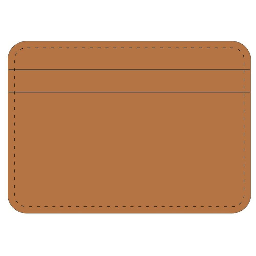 Gakken Staful Moomin Card Embroidered Synthetic F18033 Case, Leather, Brown,