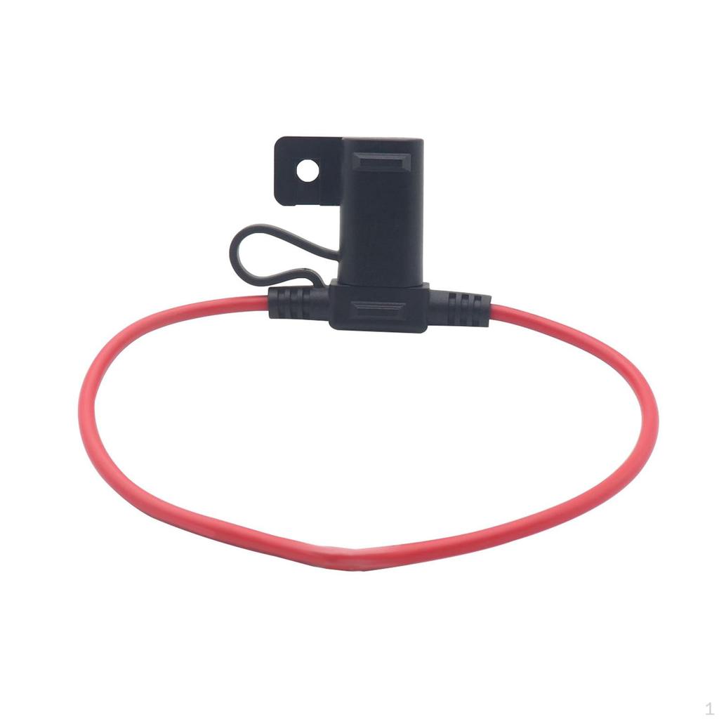 Inline Holder Box with Cover, Waterproof 12AWG for Truck Motorcycle