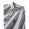 Trendy Spring & Fall Long Sleeves Heart Embroider Casual Stripes Shirt