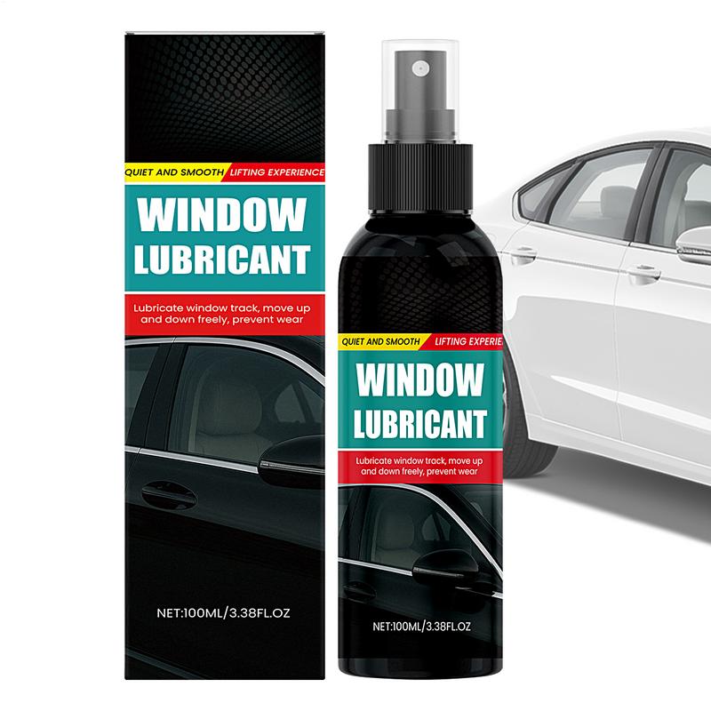 Car Window Lubricant Spray Noise Reduction Sliding Glass Lube Spray Gentle Glass Maintenance Noisy Hinge Lubricant For Families CHINA