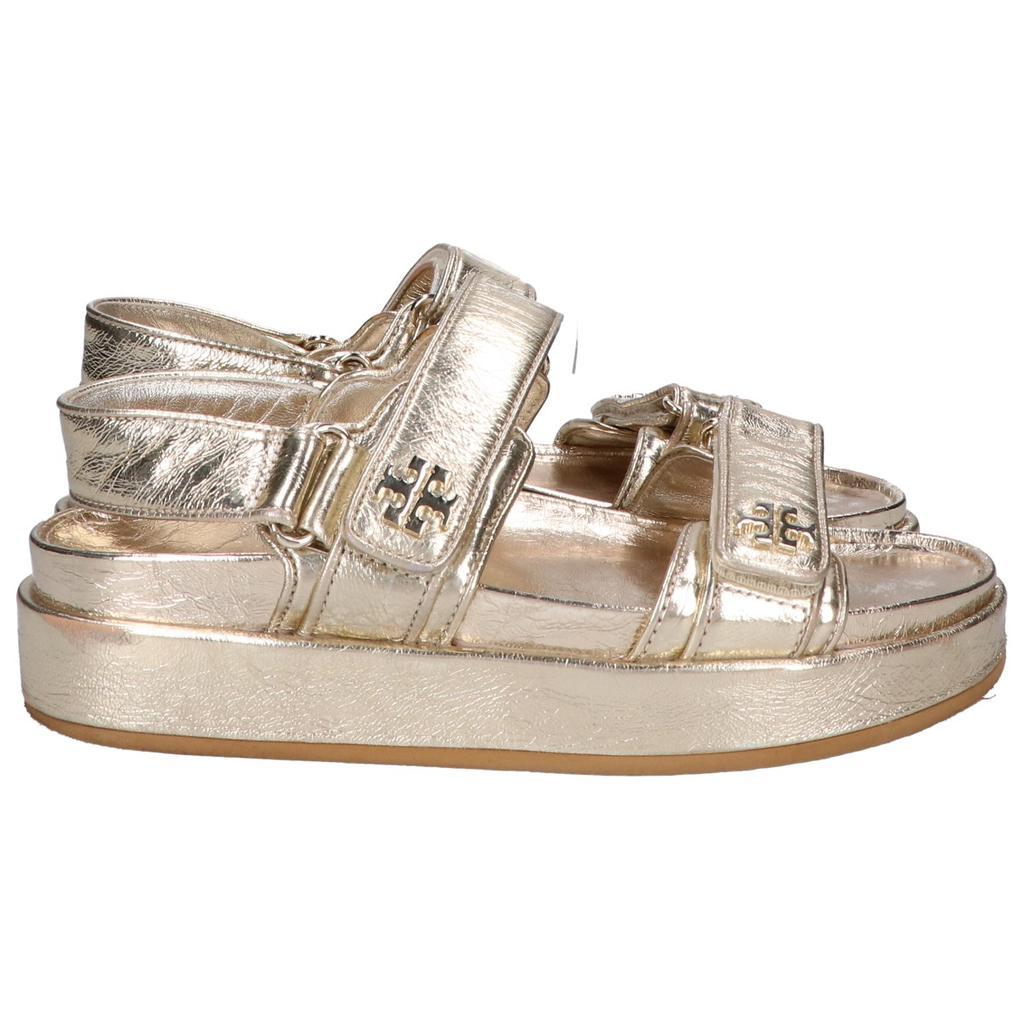 Tory Burch 158952 Kira Sport Sandals shoes 7 1/2 Spark GoldUsed
