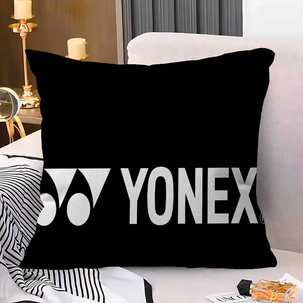 Fashion Badminton Y-Yonex Pillow Cover for Bedroom Room and Living Room Sofa Decorative Cushion Cover