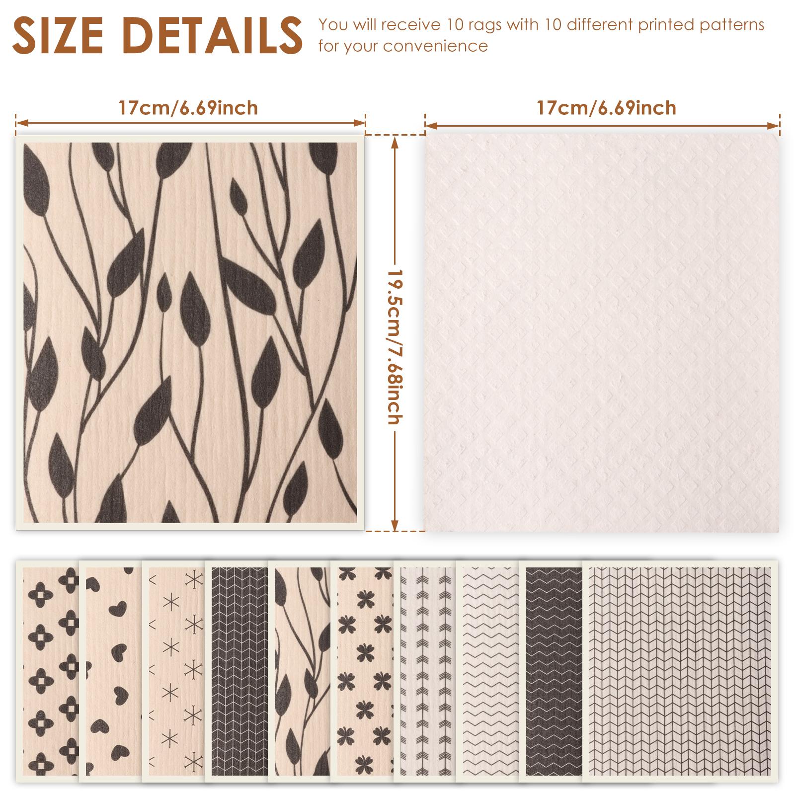 

10 шт. Абсорбирующее кухонное полотенце для посуды, многоразовая салфетка для мытья посуды, домашняя уборка, чистящее полотенце, салфетка для мытья посуды, кухонный чистящий инвентарь