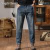Zengzhi Herren Casual Straight-Leg Jeans