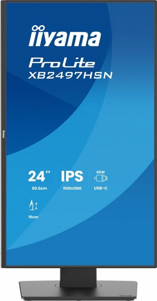 Monitor 24-inch XB2497HSN-B1 IPS, USB-C Dock, HDMI, DP, RJ45