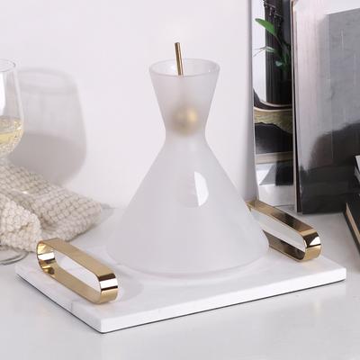 Aromatherapy Tray, Light Luxury Ornaments, Rectangular Jewelry, Coffee Table, Cup, Modern Model Room Decoration Storage Tray