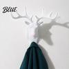 Kitchen Utensil Organizers Deer Head Wall Hook Adhesive Antler Decorative Hanger Modern Hangers Plastic Mount Organizer for Home And Bathroom