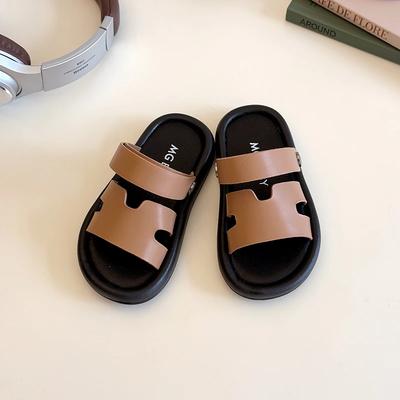 Fashion Spring Child Sandal Summer New Shoe Boy Girl Slippers Soft Bottom Non-slip Kid Shoes Baby Velcro Beach Sandal Slippers