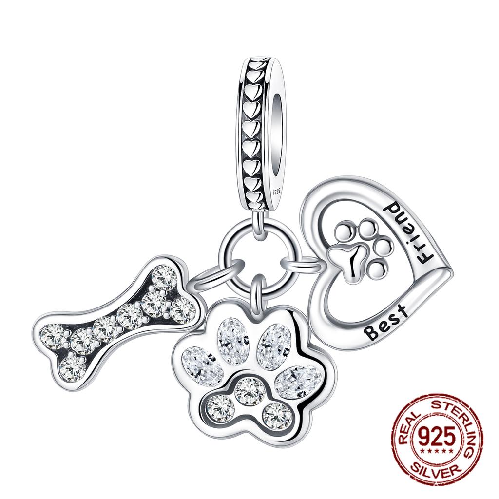 Charms Beads Copper Solid Color Letter Family Forever Tree Of Life Zircon Beads Fit Diy Bracelets Jewelry