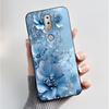 Printing Pattern Case For Nokia 7.1/Nokia 7 Plus Fundas Nokia7 Cover Soft Silicone Black Shell Cute Flower Cartoon Casing Coque
