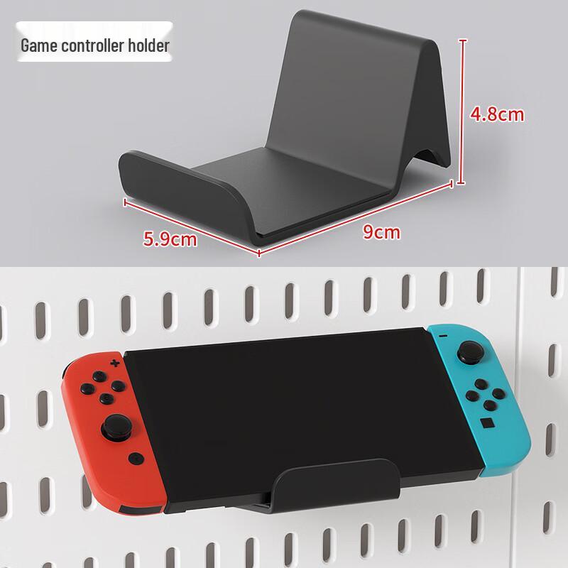 

Miflame Pegboard Wall Storage System with ABS Game Controller Holder